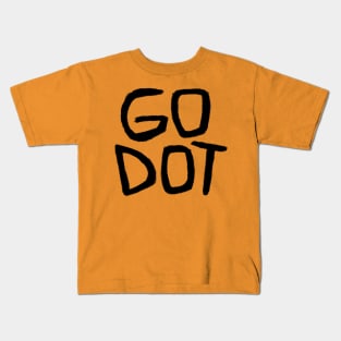 Go Dot, Samuel Beckett, Godot Kids T-Shirt